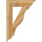 Ekena Millwork Funston Traditional Rough Sawn Bracket, Western Red Cedar, 6"W x 28"D x 40"H BKT06X28X40FST01RWR - alternate 2
